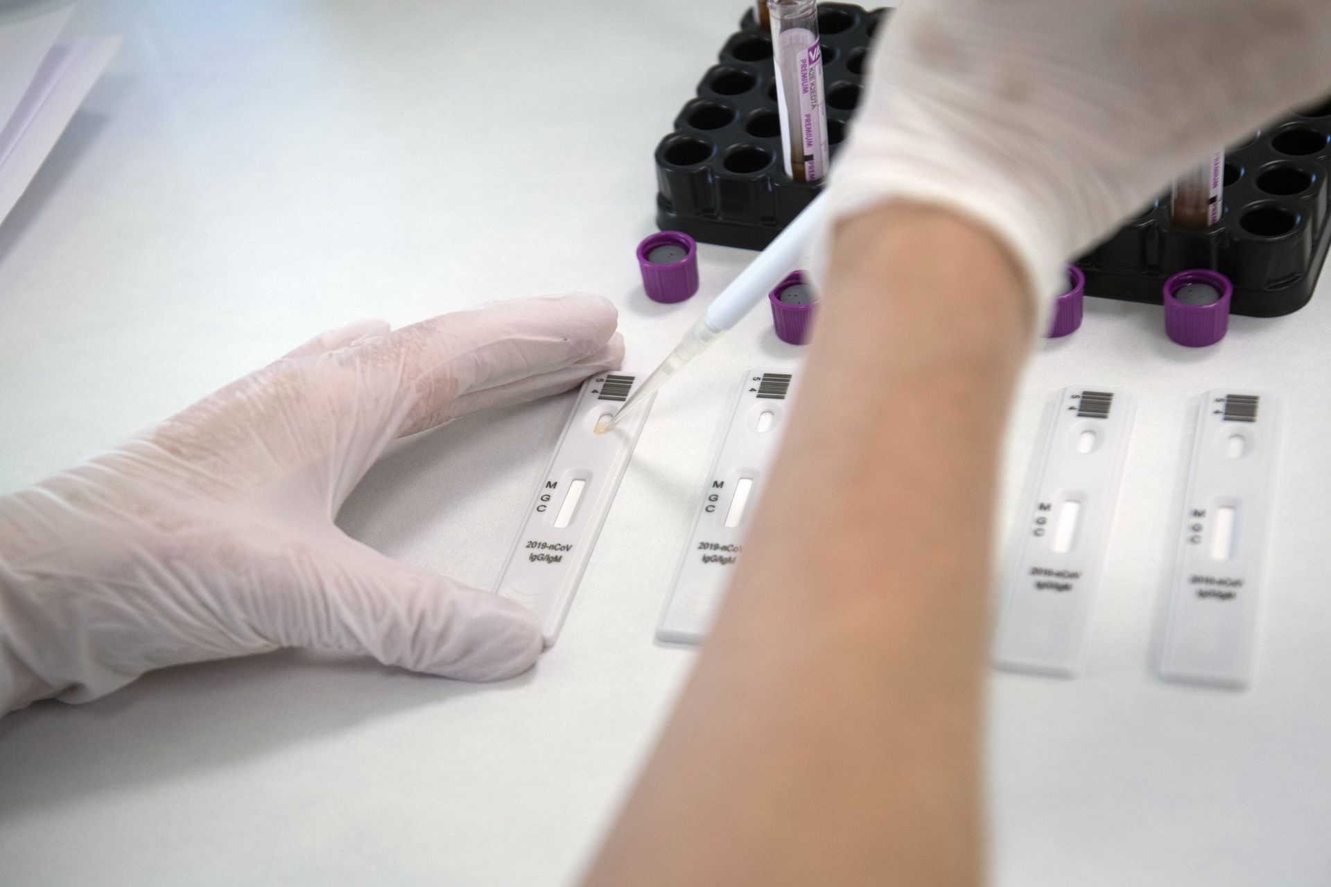 Экспресс-диагностика на антитела к коронавирусу в клинике Hadassah Medical Moscow в Сколково - РИА Новости, 1920, 15.01.2021
