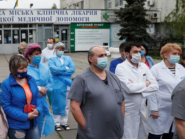 коронавирус украина врачи протест коронавирус украина врачи протест