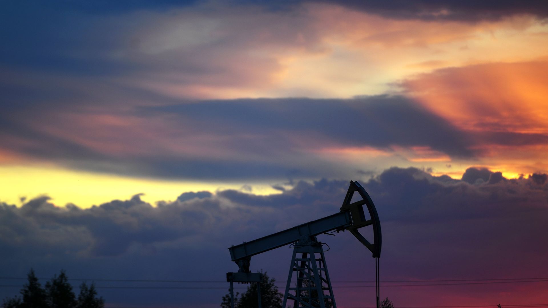 Работа нефтяных станков - качалок - РИА Новости, 1920, 06.12.2022