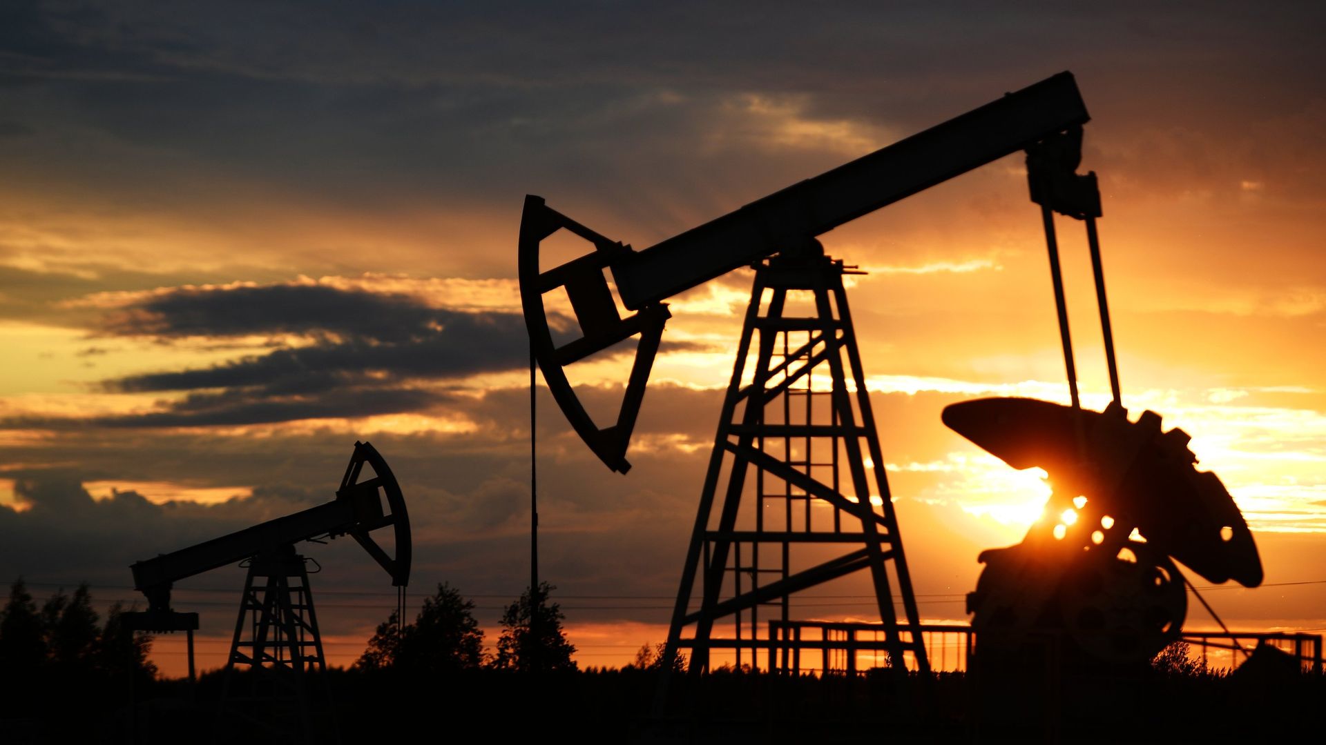 Работа нефтяных станков - качалок Работа нефтяных станков - качалок - РИА Новости, 1920, 27.09.2021