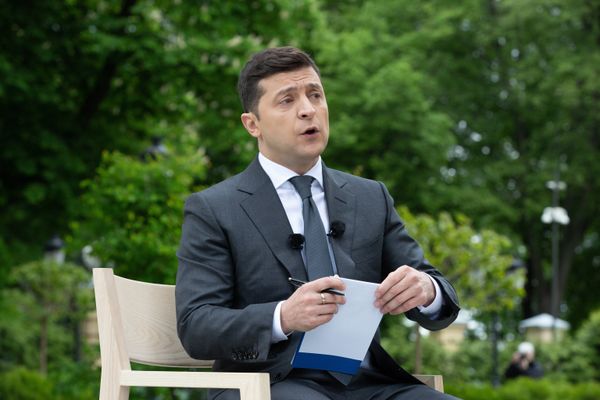 Годовщина пребывания В. Зеленского на посту президента Украины Годовщина пребывания В. Зеленского на посту президента Украины