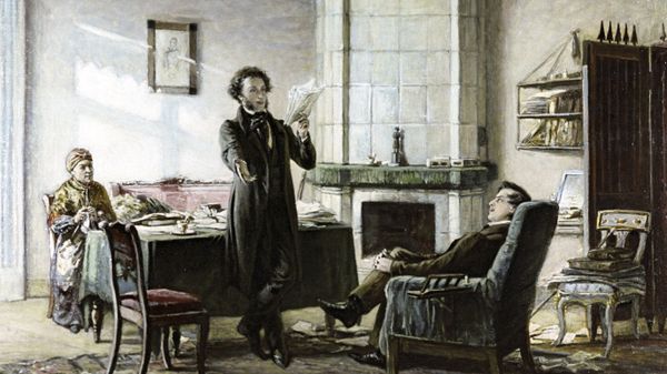  Николай Ге А.С. Пушкин в селе Михайловском, 1875 год