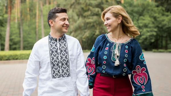 Владимир и Елена Зеленские