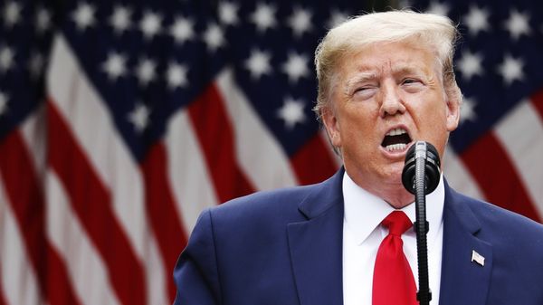Брифинг президента США Д. Трампа