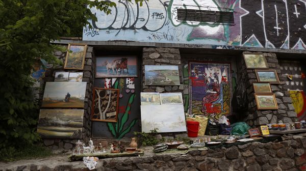 Андреевский спуск барахолка Киев Андреевский спуск барахолка Киев