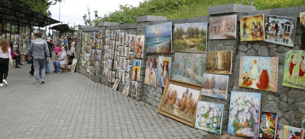 Андреевский спуск барахолка Киев Андреевский спуск барахолка Киев