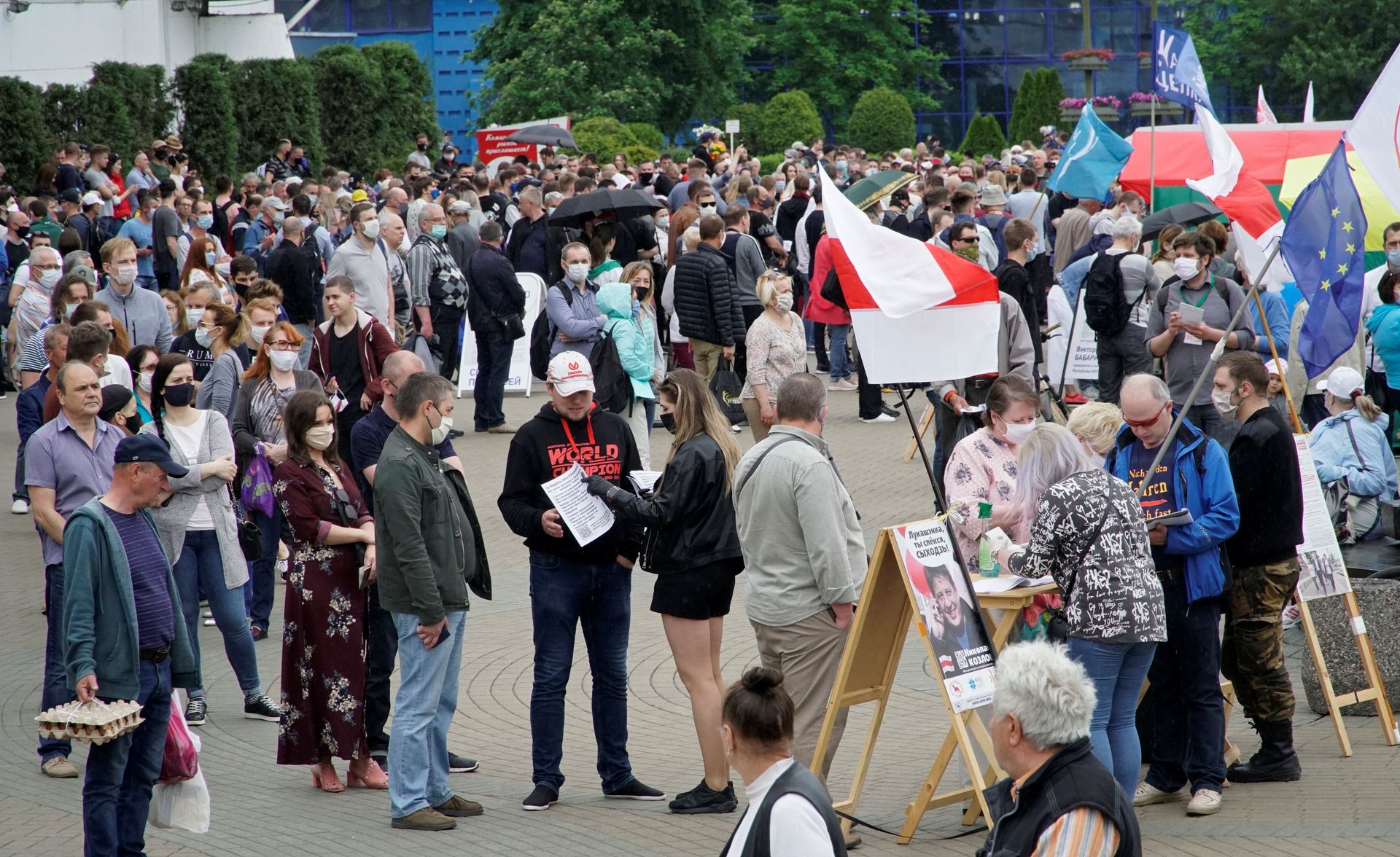 минск белоруссия протесты - РИА Новости, 1920, 06.07.2020