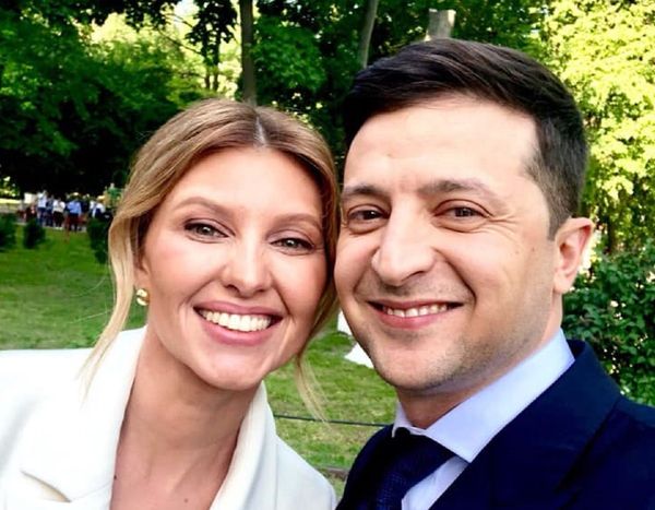 Елена и Владимир Зеленские