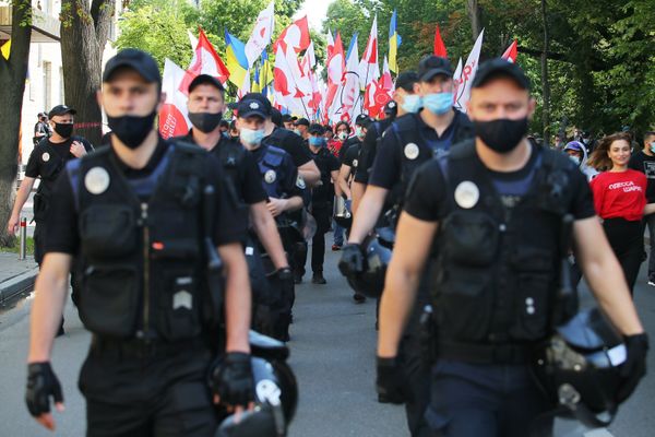 Акция с требованием отставки Зеленского в Киеве