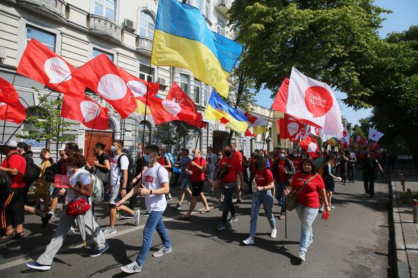 Акция с требованием отставки Зеленского в Киеве