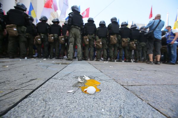 Акция с требованием отставки Зеленского в Киеве