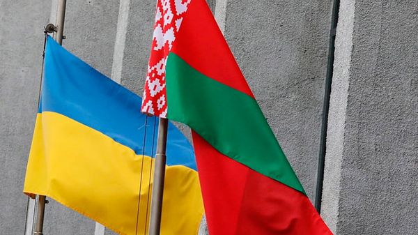 Украина Белоруссия флаг Украина Белоруссия флаг