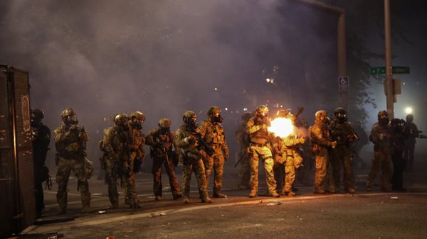США федеральные войска, столкновения с протестующими