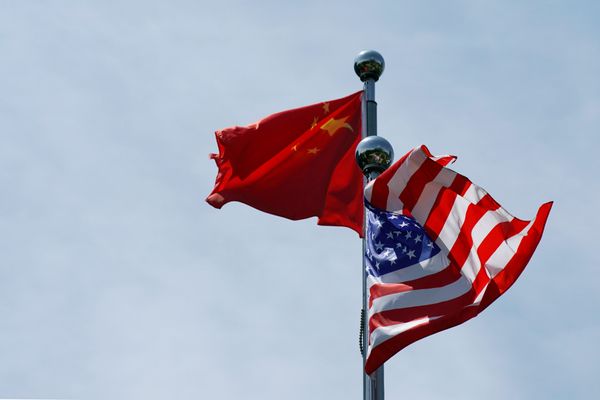 флаги сша китай флаги сша китай