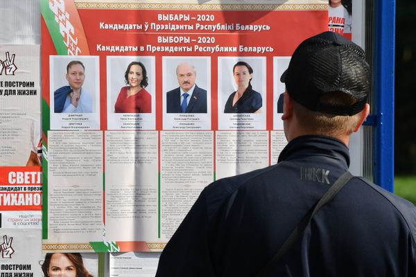 Встреча с избирателями кандидата в президенты Белоруссии С. Тихановской