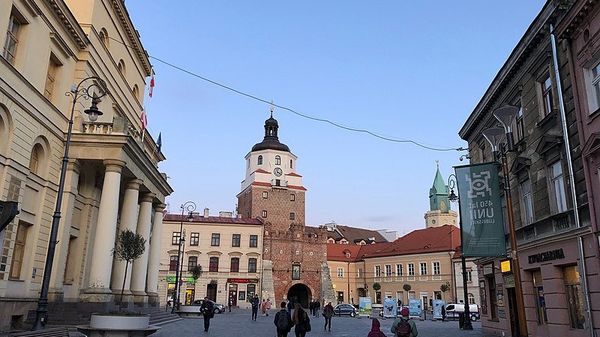 Люблин Краковские ворота вид Люблин Краковские ворота вид