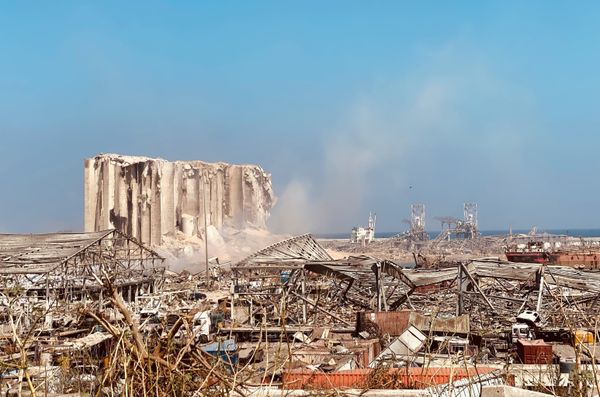 Последствия взрыва в Ливане