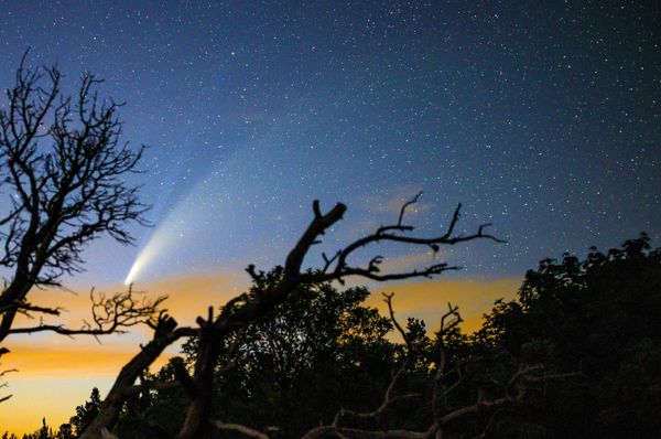 Комета NeoWise в небе над Краснодарским краем Комета NeoWise в небе над Краснодарским краем