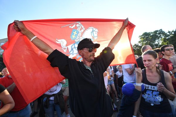 Митинг оппозиции в Минске