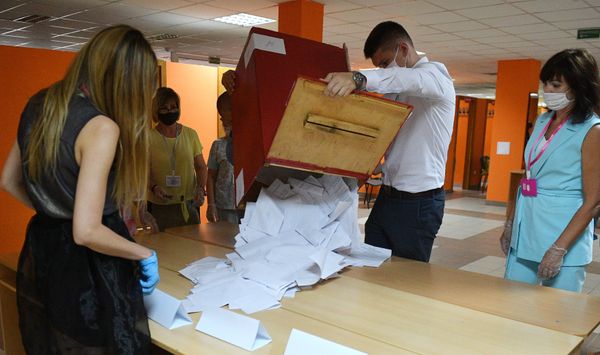 Подсчёт голосов на выборах президента Белоруссии