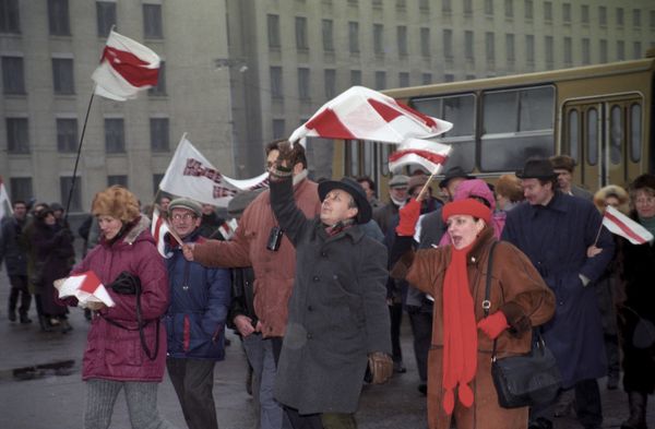 Белоруссия 1996 митинг