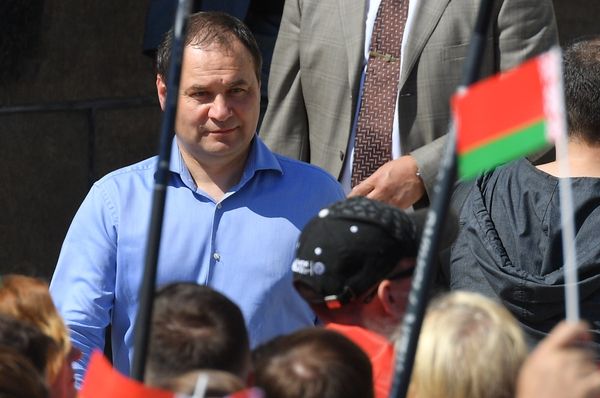 Митинг в поддержку действующего президента Белоруссии А. Лукашенко в Минске