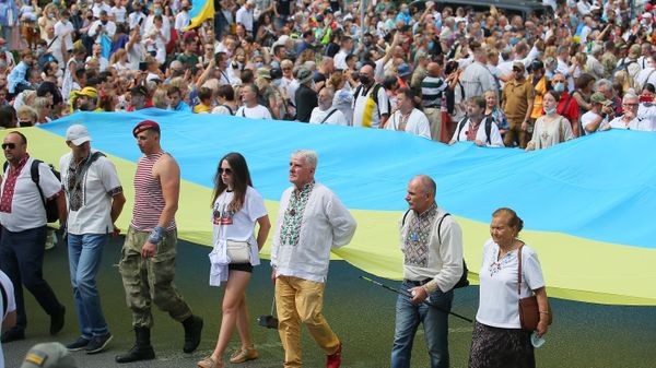 Марш защитников в Киеве