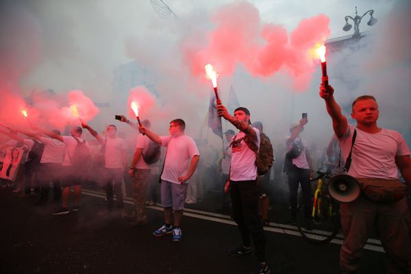 Марш защитников в Киеве