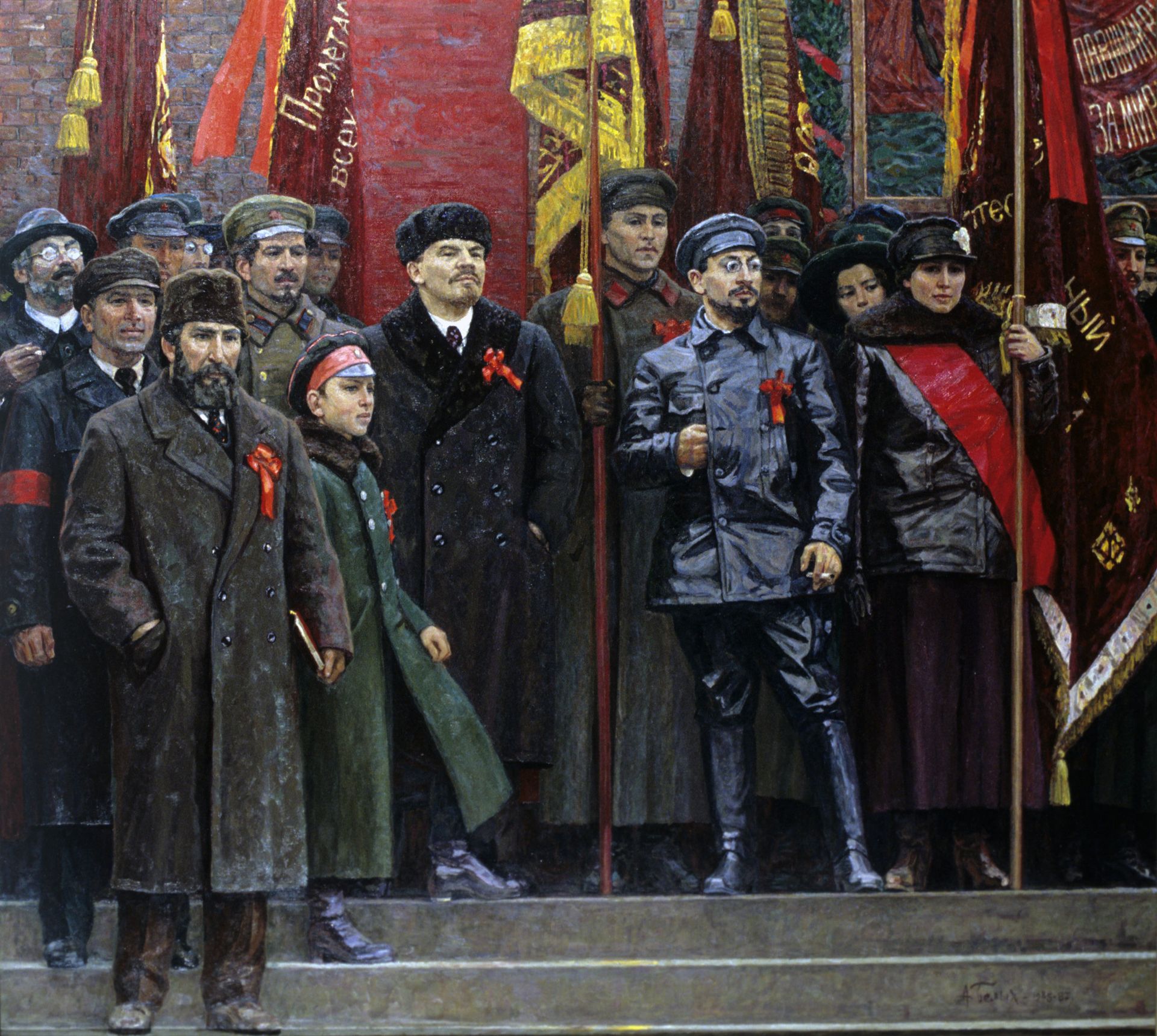 Алексей Белых Красная площадь 7 ноября 1918 года, 1969 год - РИА Новости, 1920, 18.07.2022
