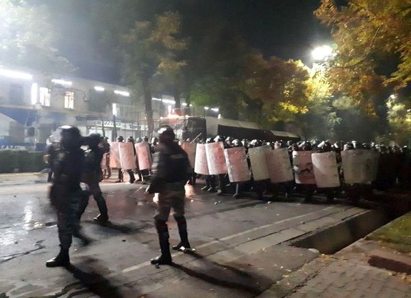 Акция протеста в Бишкеке