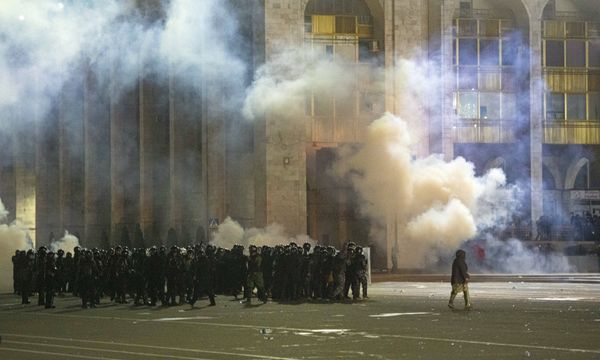 Акция протеста в Бишкеке Акция протеста в Бишкеке
