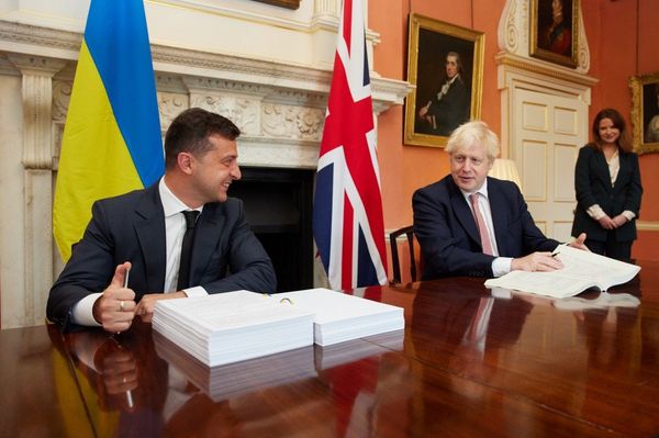 Зеленский Джонсон