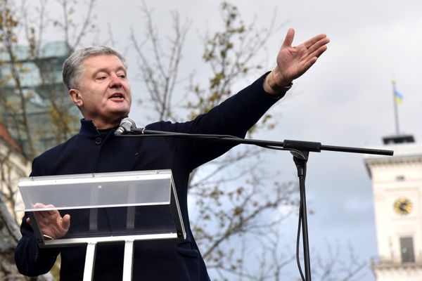 Выступление П. Порошенко накануне региональных выборов на Украине