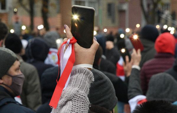 Акция протеста оппозиции в Минске Акция протеста оппозиции в Минске
