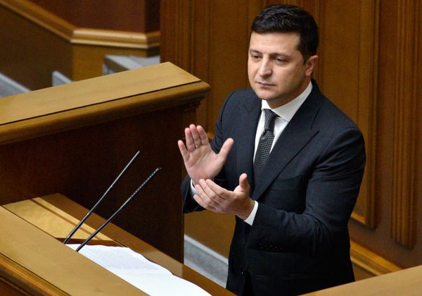 Выступление В. Зеленского на заседании Рады