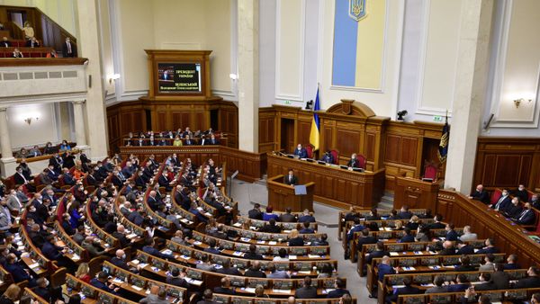 Выступление В. Зеленского на заседании Рады