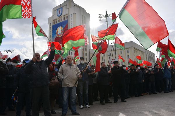 Акции пенсионеров в Минске