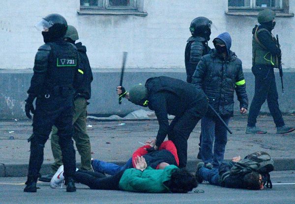 Акция протеста оппозиции в Минске
