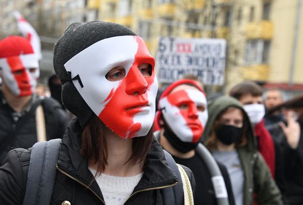 Акция протеста оппозиции в Минске