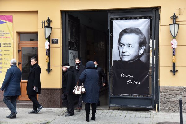 Похороны Р. Виктюка во Львове