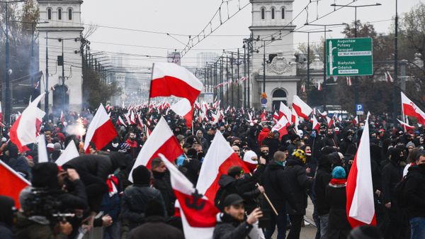 Марш националистов в Варшаве