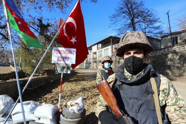 Азербайджанские военнослужащие Нагорный Карабах