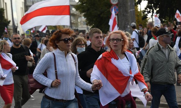 Несанкционированная акция оппозиции в Минске Несанкционированная акция оппозиции в Минске