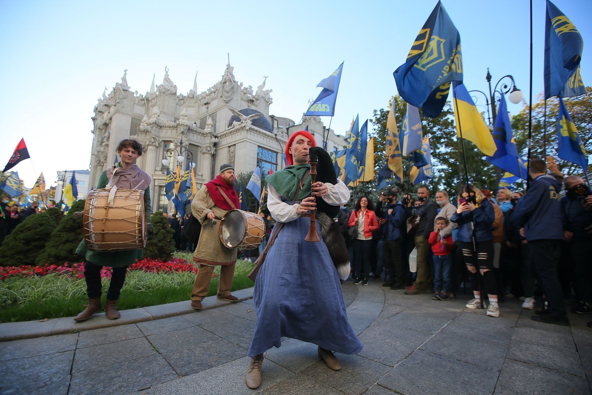 Марши националистов на Украине - РИА Новости, 1920, 17.12.2020