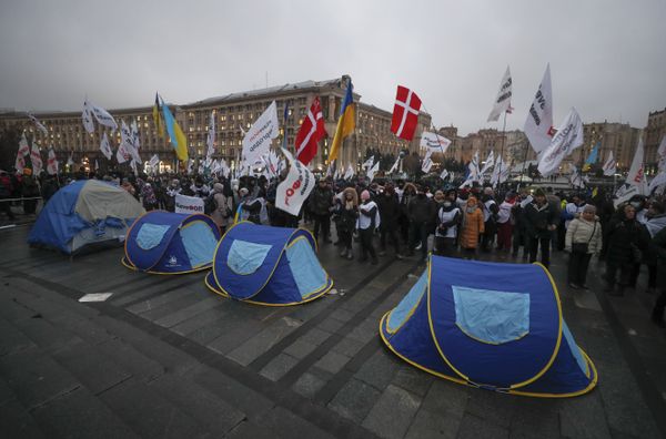Митинг предпринимателей и представителей малого бизнеса на фоне вспышки коронавируса в Киеве