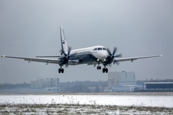 Первый полет нового российского пассажирского самолета Ил-114-300 Первый полет нового российского пассажирского самолета Ил-114-300