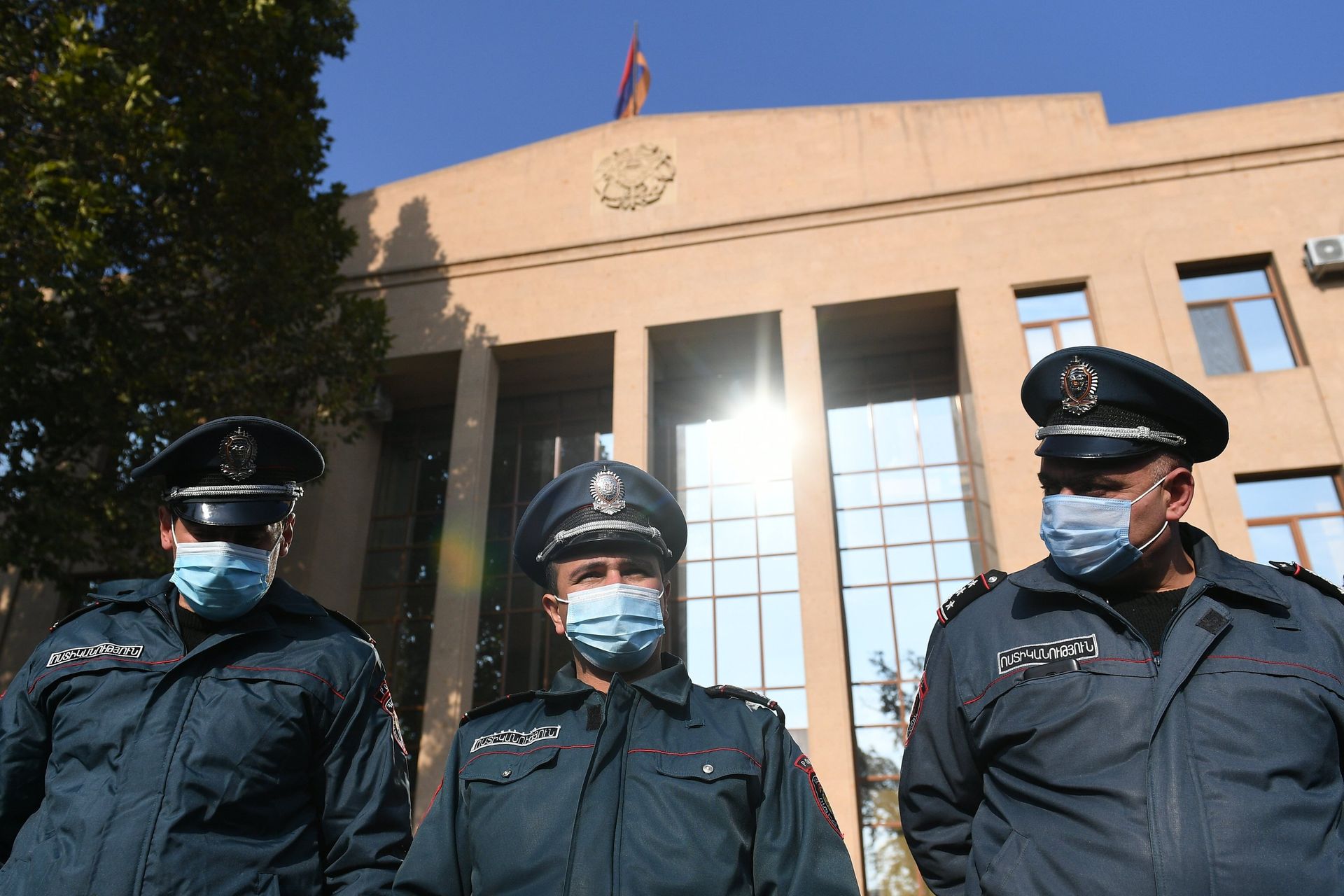 Митинг за освобождение подозреваемых в покушении на премьер-министра Армении Н. Пашиняна - РИА Новости, 1920, 27.12.2020