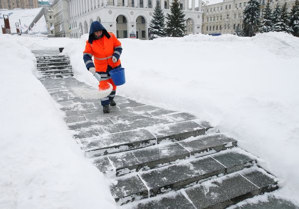 Снег в Киеве
