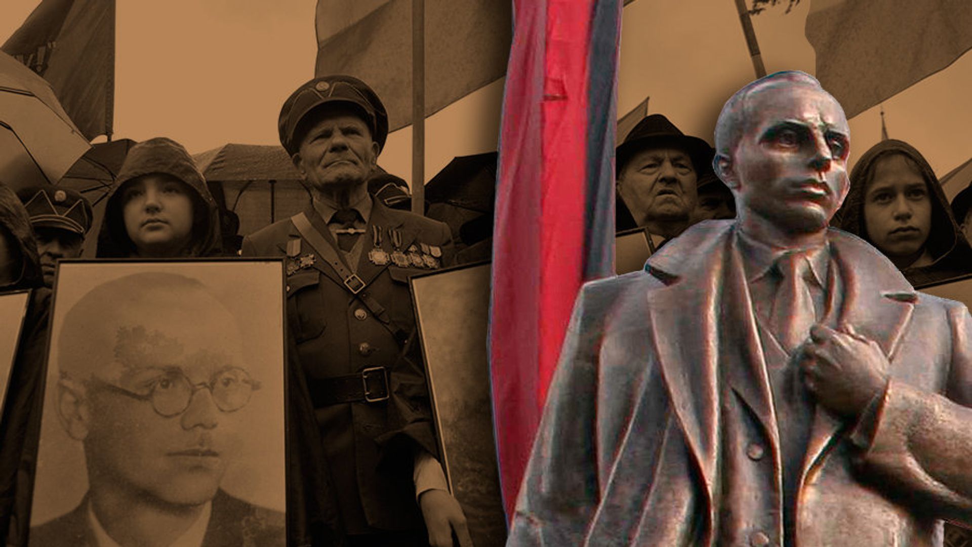 Бандера коллаж Бандера коллаж - РИА Новости, 1920, 27.08.2024