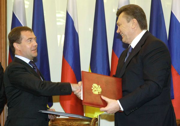Рабочий визит Дмитрия Медведева на Украину